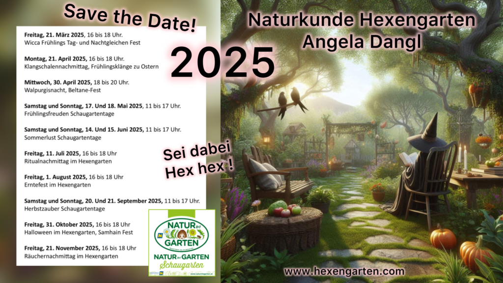 Naturkunde Hexengarten Angela Dangl Veranstaltungen 2025